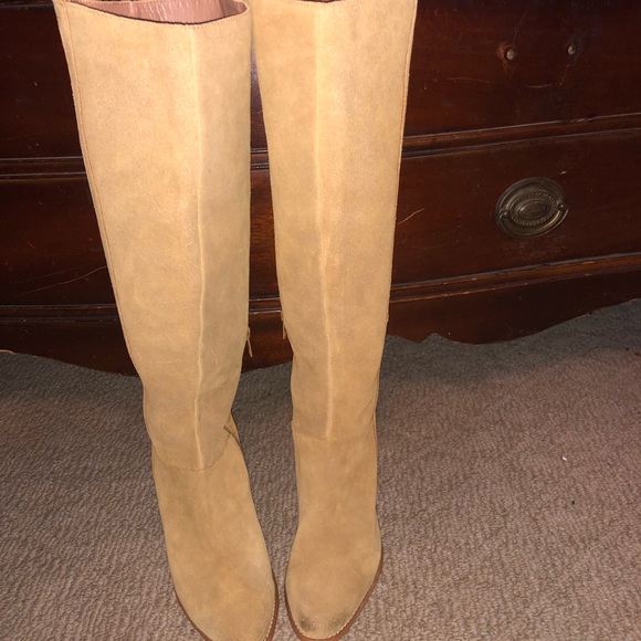 Real Suede Leather boots women’s 8.5 - Picture 2 of 8